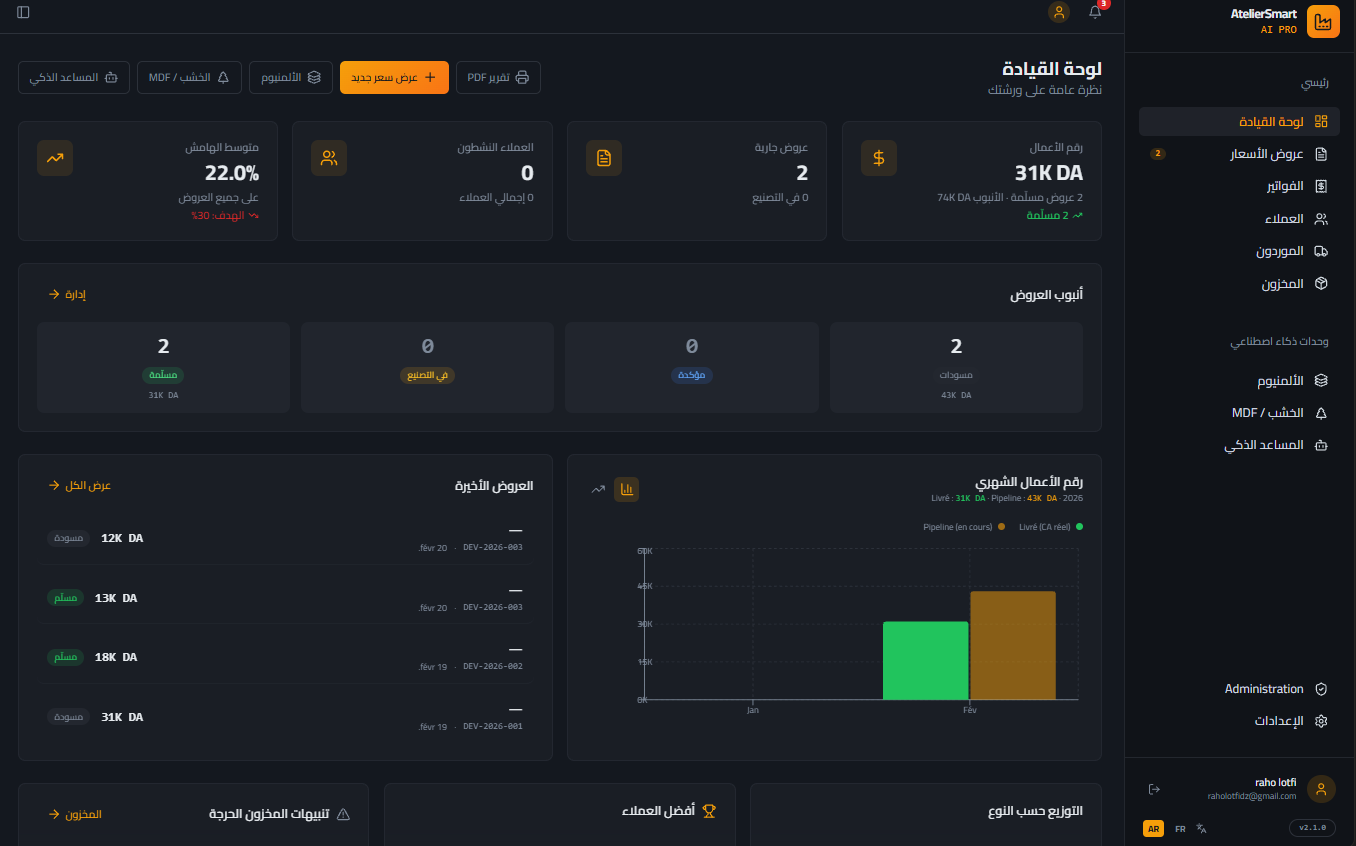 Dolisoft gestion Atelier sur PC & Mobile