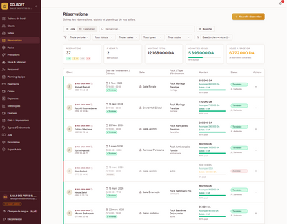 DOLISOFT — Le logiciel de Gestion des salles des fêtes