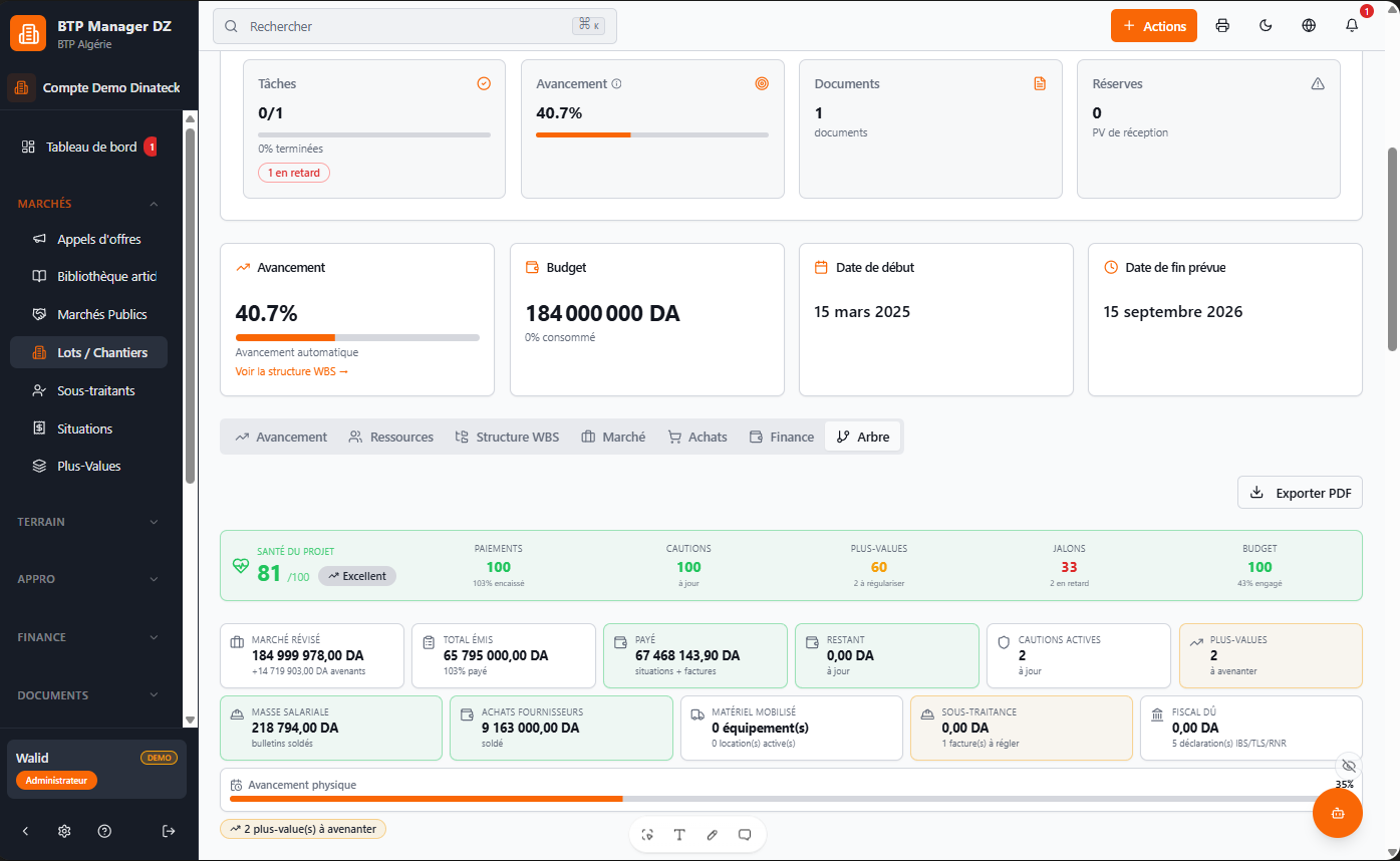 LOGICIEL BTP MANAGER PRO