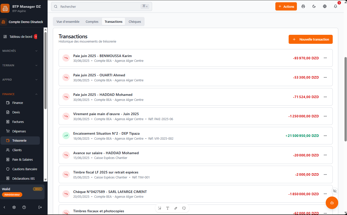 LOGICIEL BTP MANAGER PRO
