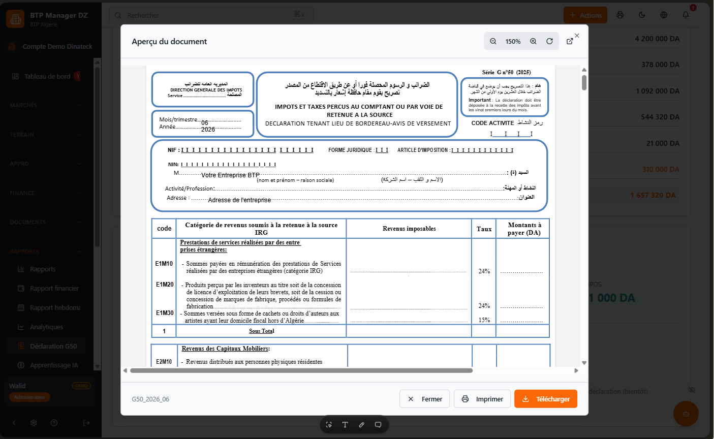 LOGICIEL BTP MANAGER PRO